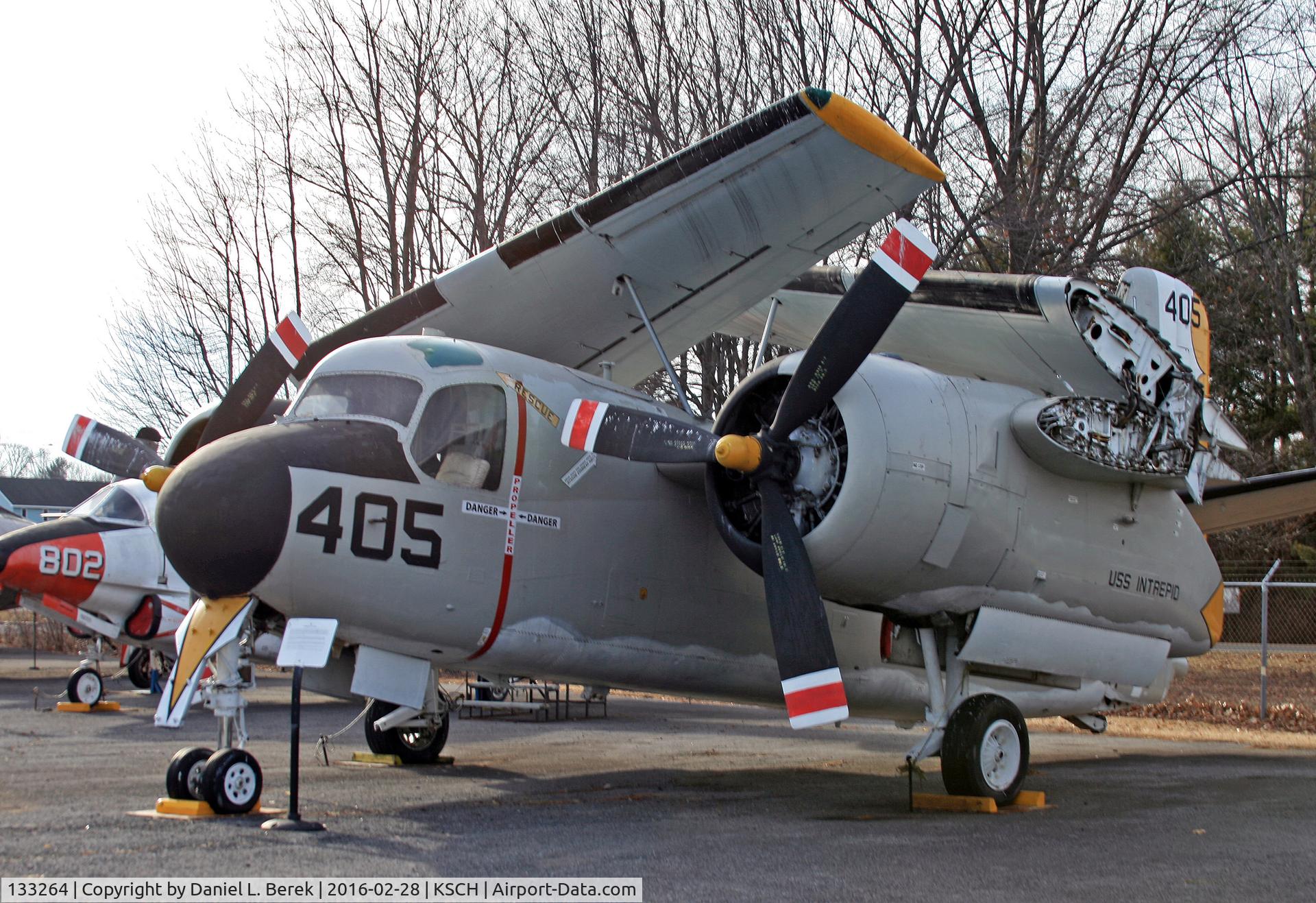 133264, Grumman TS-2A Tracker C/N 235, Formerly aboard the USS Intrepid, this Tracker has a new home at the Empire State Aerosciences Museum.