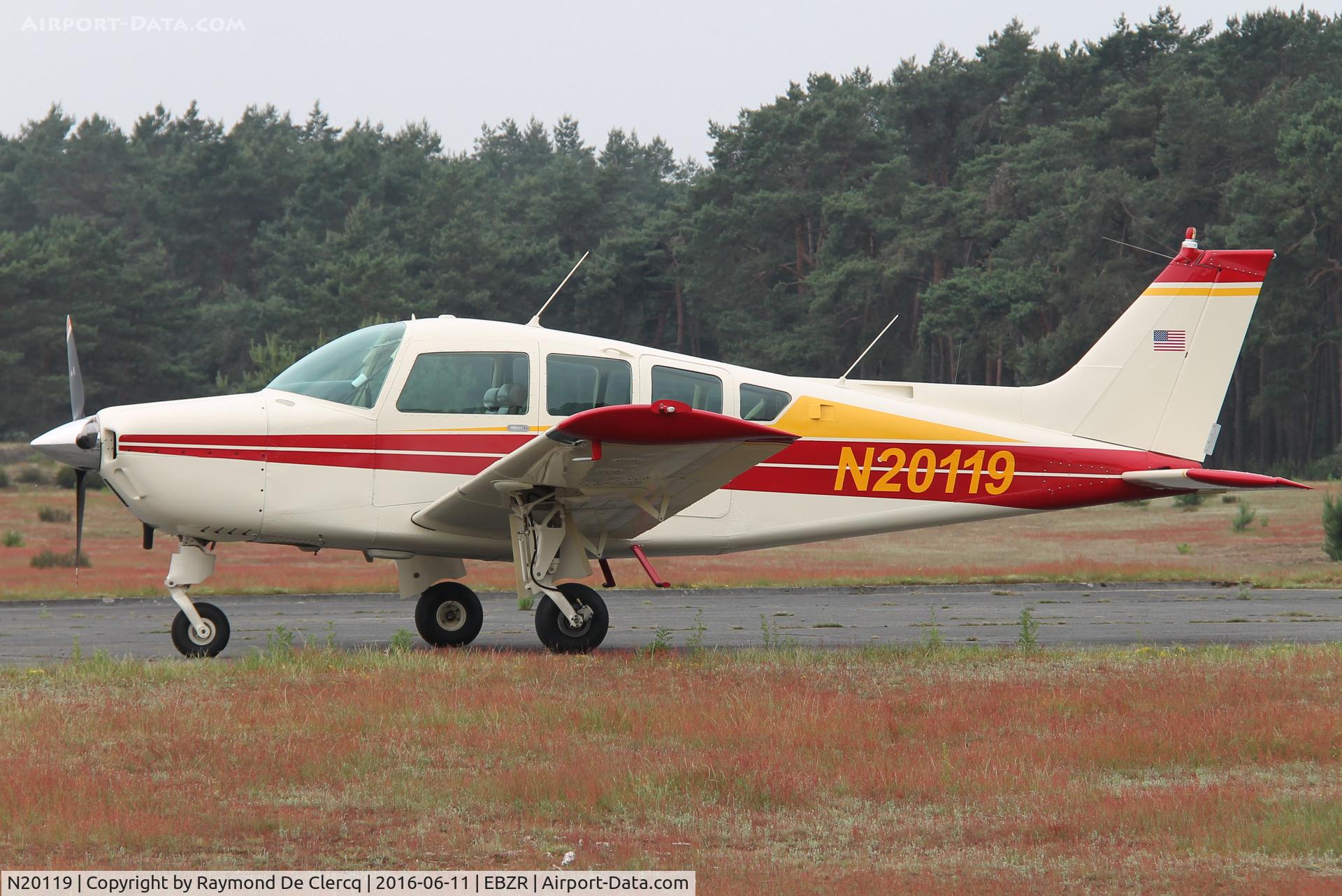 N20119, Beech C24R C/N MC-602, Challenge Bederty at Zoersel.
