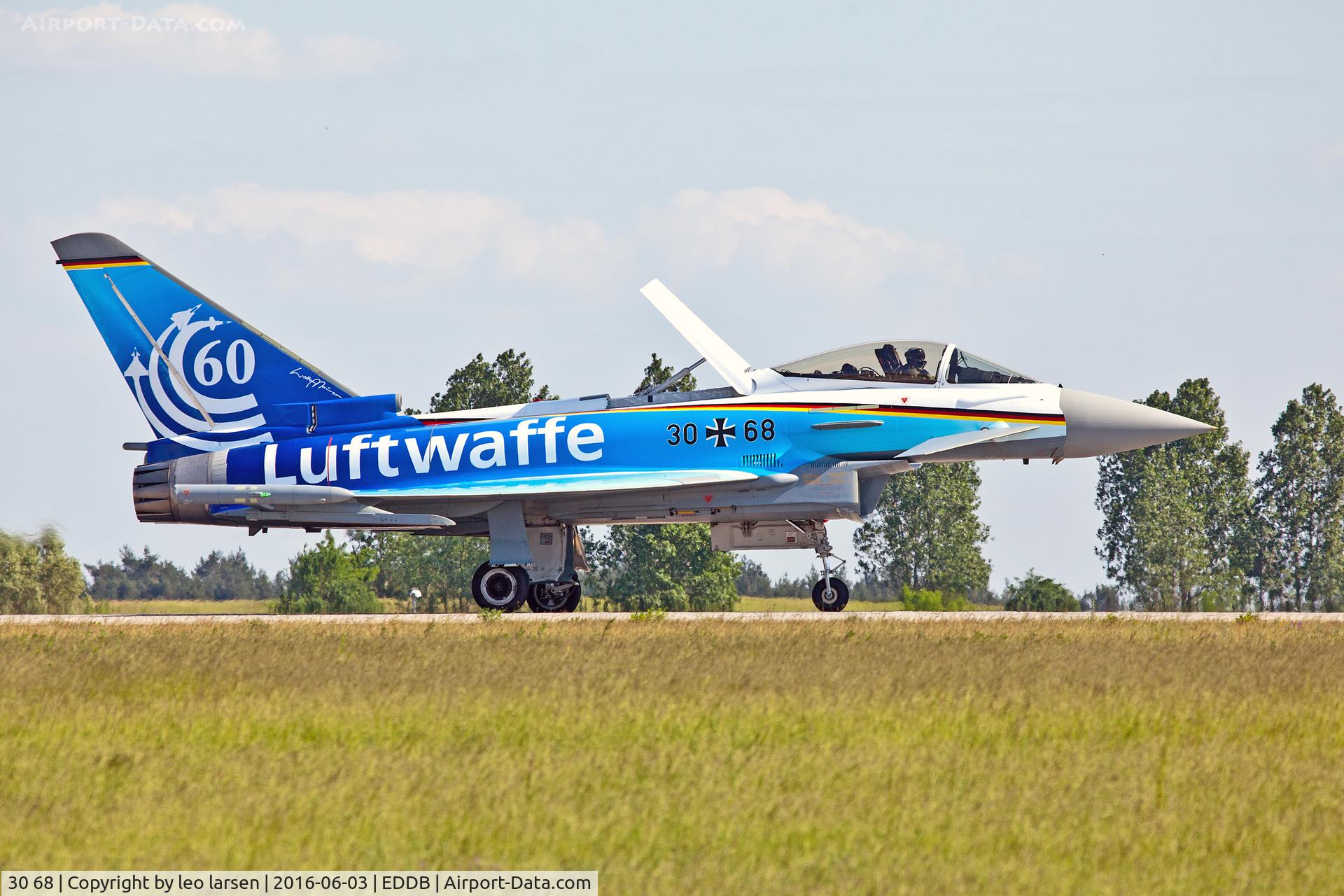 30 68, 2014 Eurofighter EF-2000 Typhoon C/N GS050, Berlin Air Show 3.6.16 in spec.Luftwaffe 60 jahre c/s.
