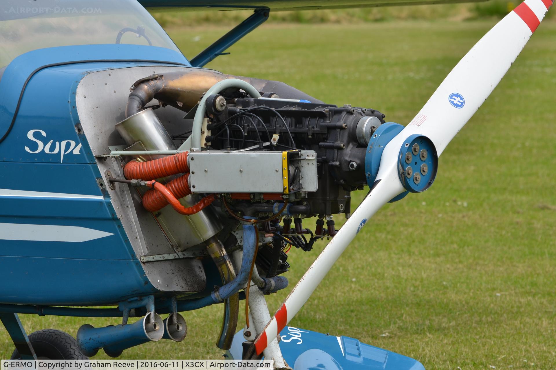 G-ERMO, 1986 ARV ARV1 Super 2 C/N 018, Close up of the HEWLAND AE75-D engine.