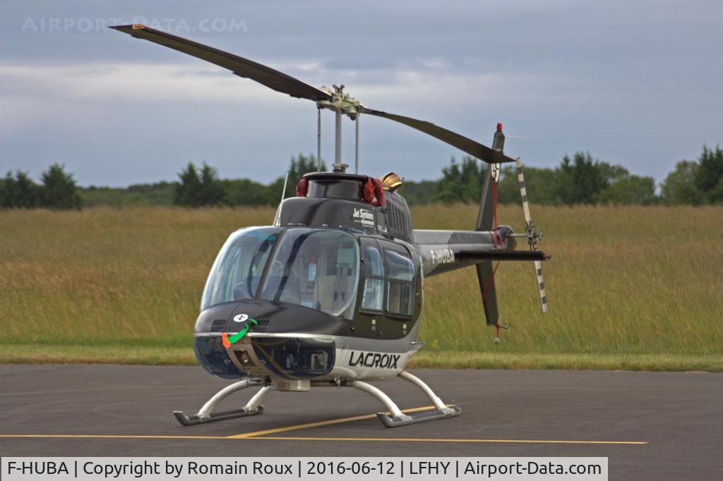 F-HUBA, 1988 Bell 206B JetRanger III C/N 3881, Parked