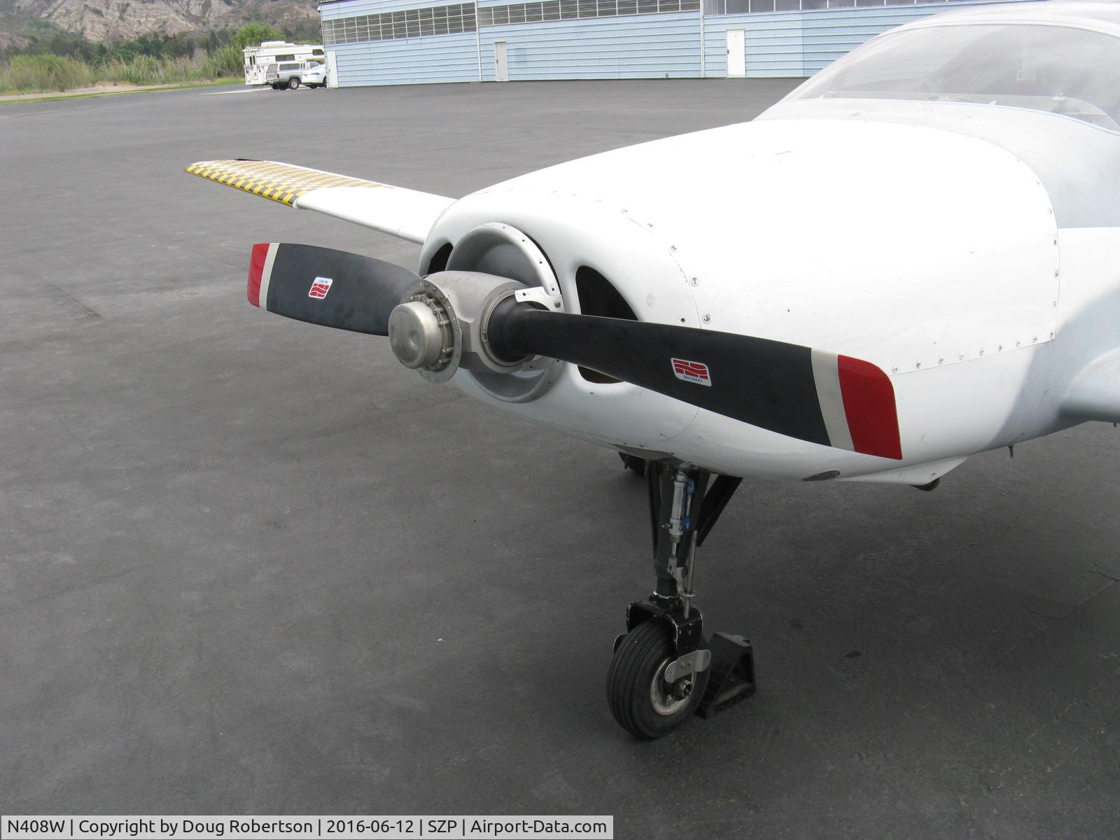 N408W, Questair Venture C/N 001, Fish SKIPSPECIAL Questair VENTURE, Experimental class, prop