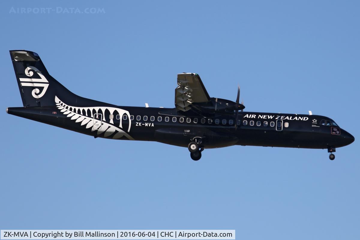ZK-MVA, 2012 ATR 72-600 (72-212A) C/N 1051, NZ5313 from WLG