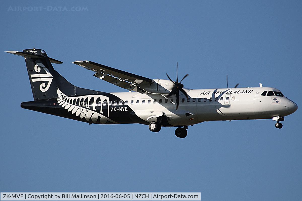 ZK-MVE, 2014 ATR 72-212A C/N 1182, NZ5717 from WLG