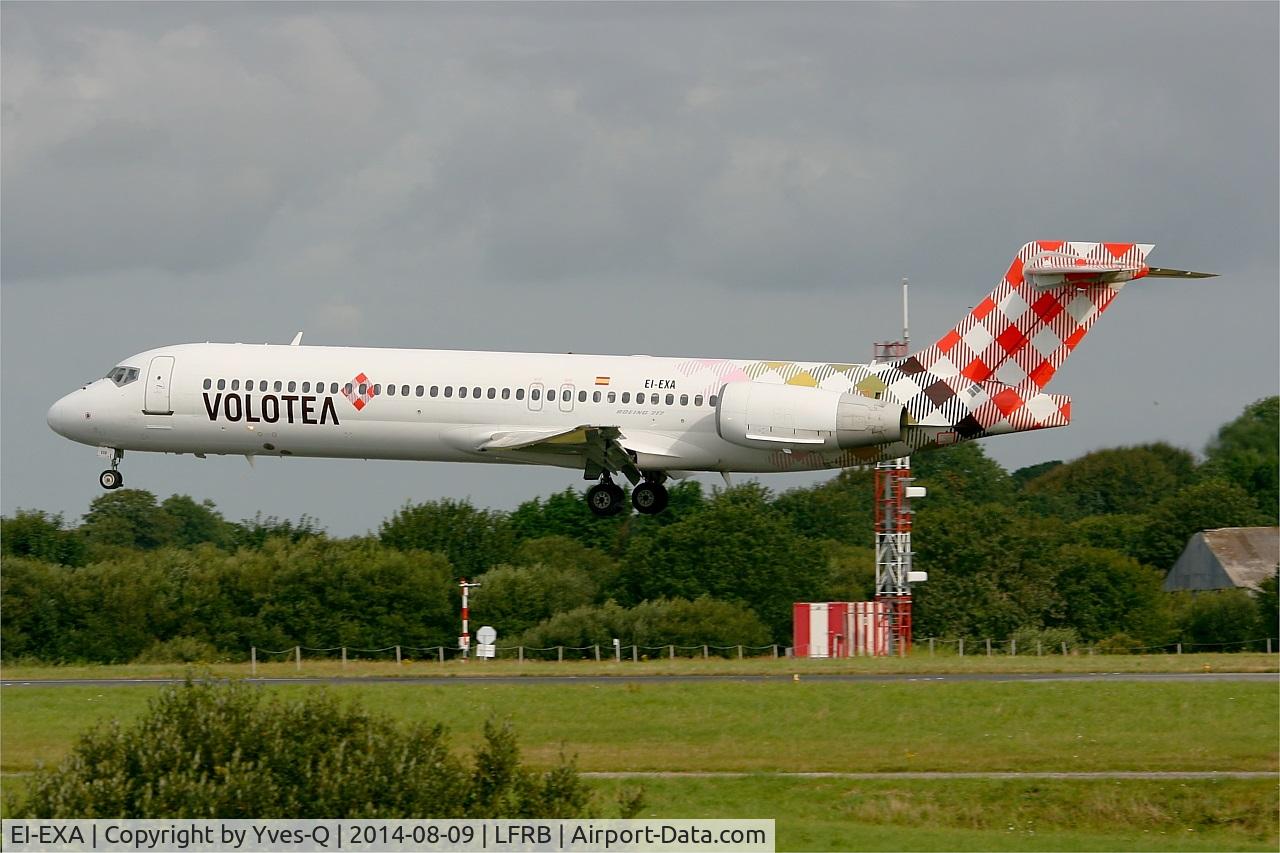 EI-EXA, 2003 Boeing 717-2BL C/N 55172, Boeing 717-2BL, On final rwy 25L, Brest-Bretagne Airport (LFRB-BES)