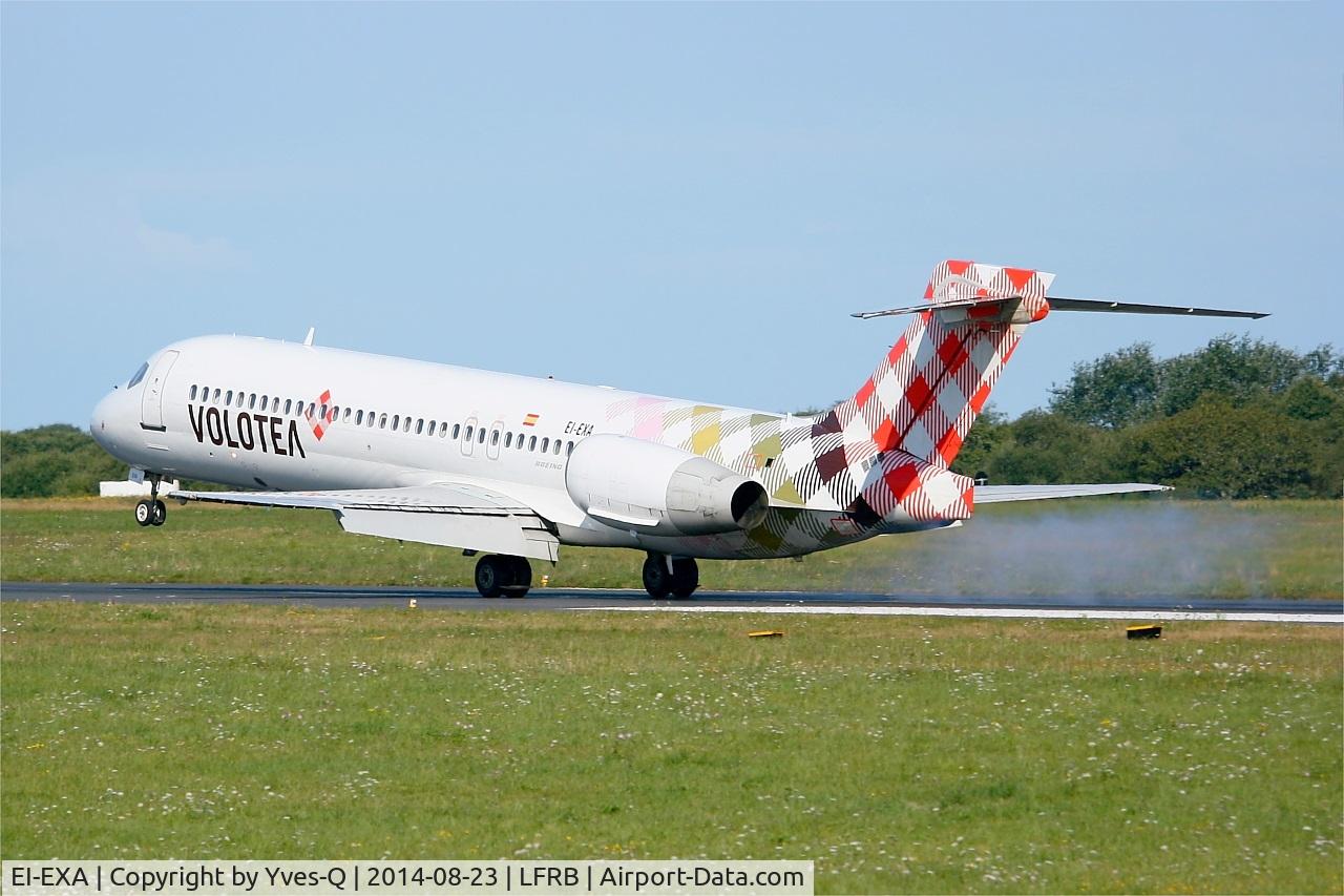 EI-EXA, 2003 Boeing 717-2BL C/N 55172, Boeing 717-2BL, Landing rwy 25L, Brest-Bretagne Airport (LFRB-BES)