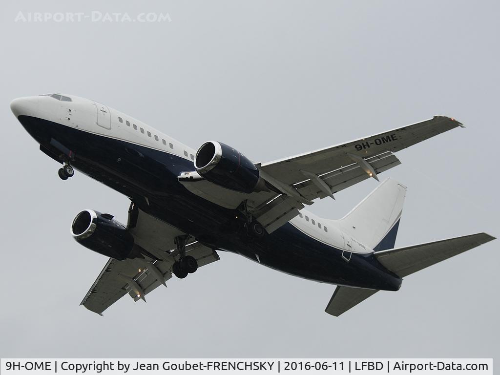 9H-OME, 1991 Boeing 737-505 C/N 24274, Air X Charter landing runway 23 with Galles football team for Eurofoot 2016