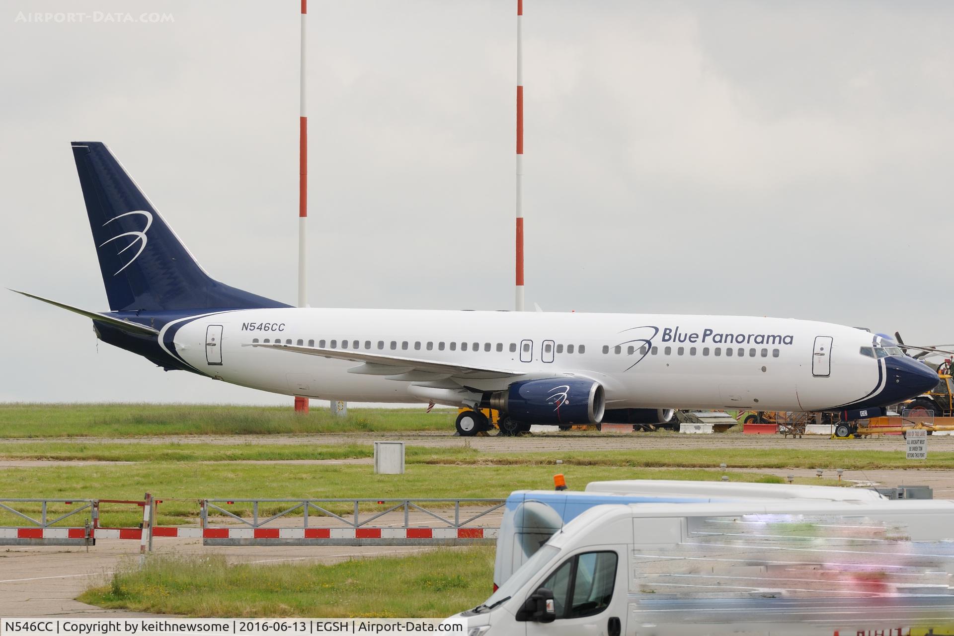 N546CC, 2002 Boeing 737-86N C/N 29888, Blue Panorama.