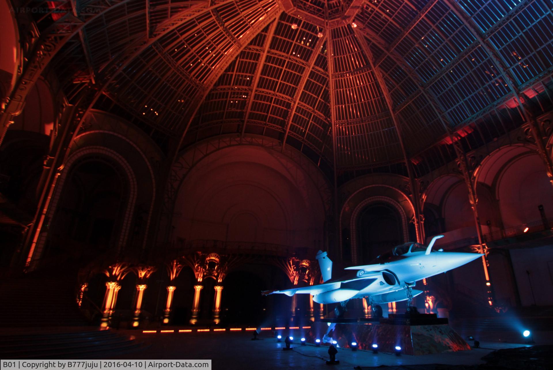 B01, Dassault Rafale B C/N B01, at Le Grand Palais Paris