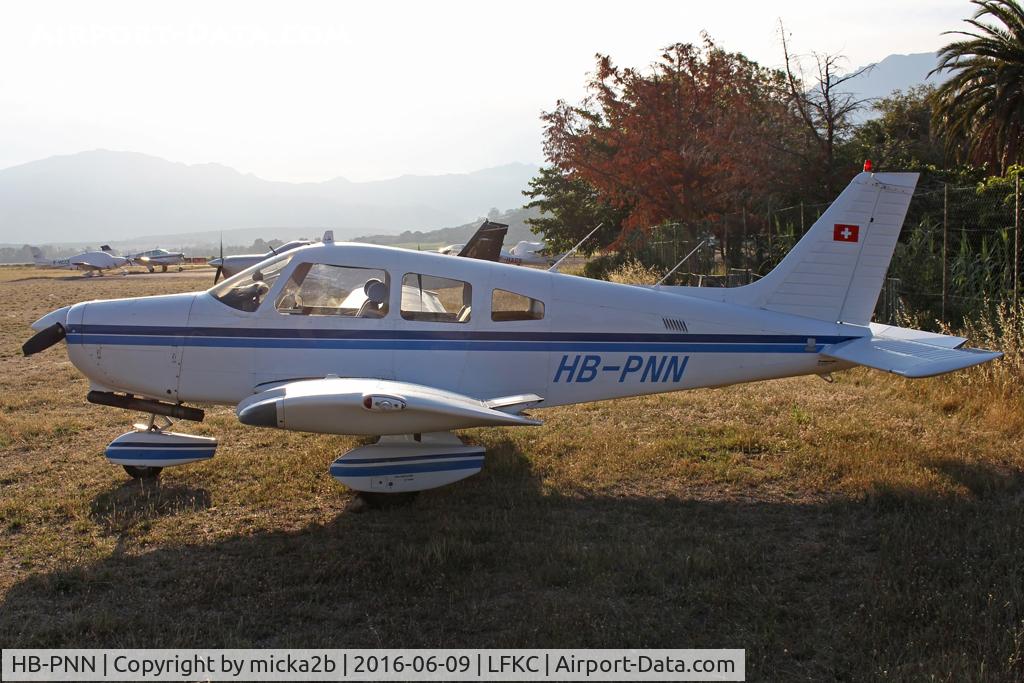 HB-PNN, 1992 Piper PA-28-161 Warrior II C/N 28-16103, Parked