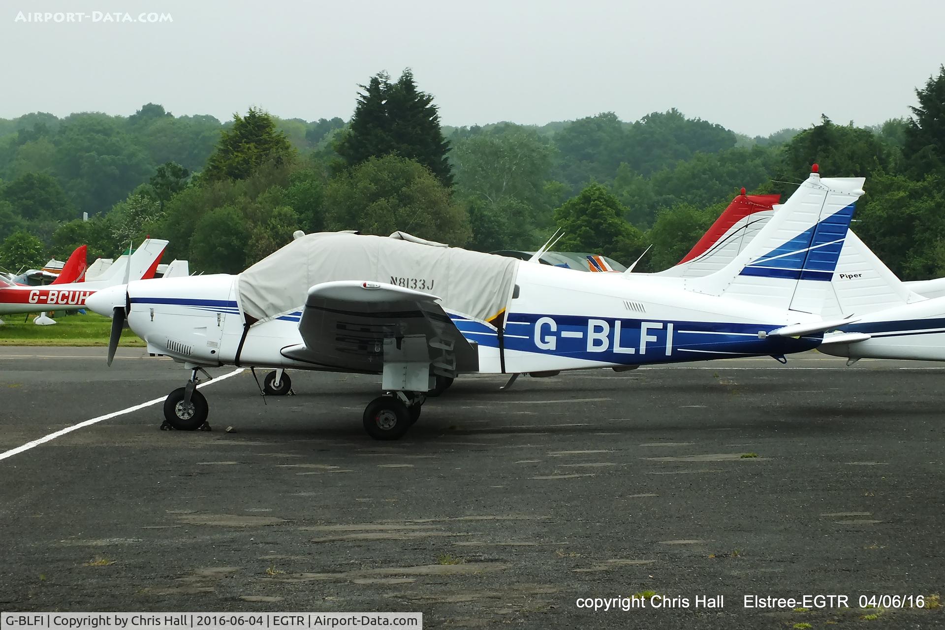 G-BLFI, 1984 Piper PA-28-181 Cherokee Archer II C/N 28-8490034, at Elstree