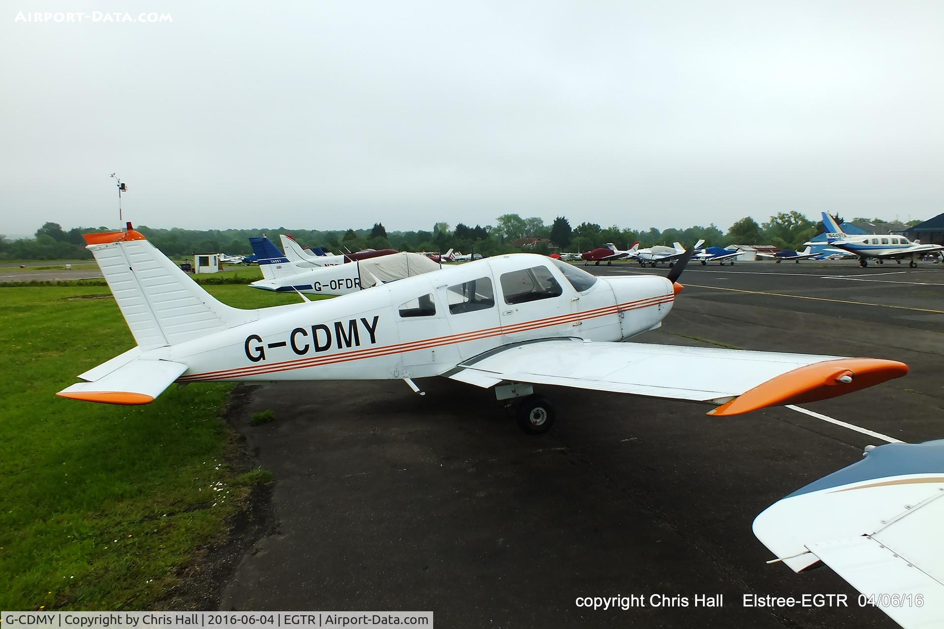 G-CDMY, 1979 Piper PA-28-161 Cherokee Warrior II C/N 28-7916007, at Elstree