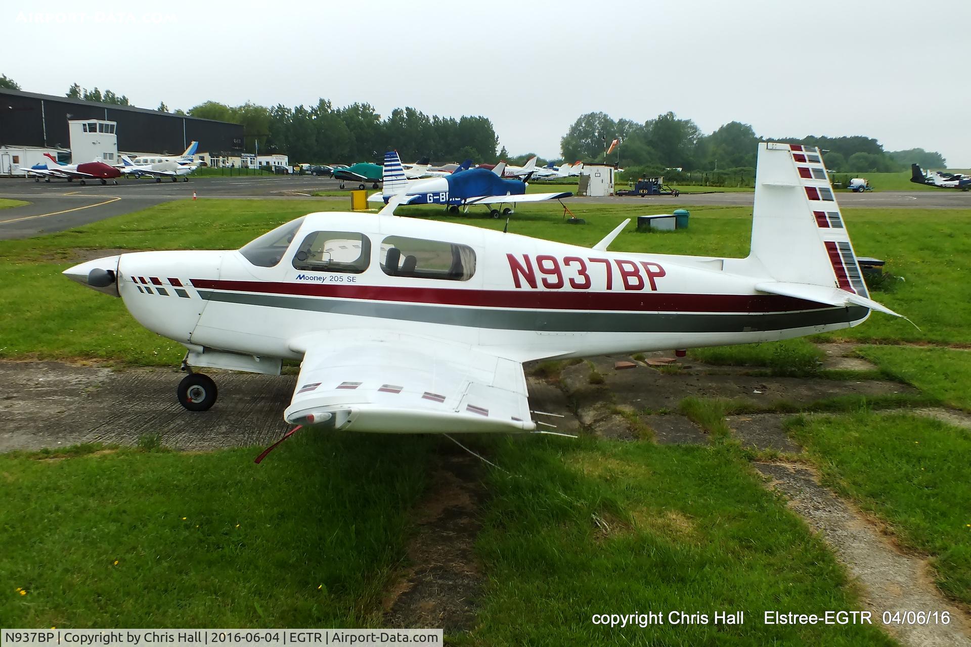 N937BP, 1987 Mooney M20J 201 C/N 24-3046, at Elstree