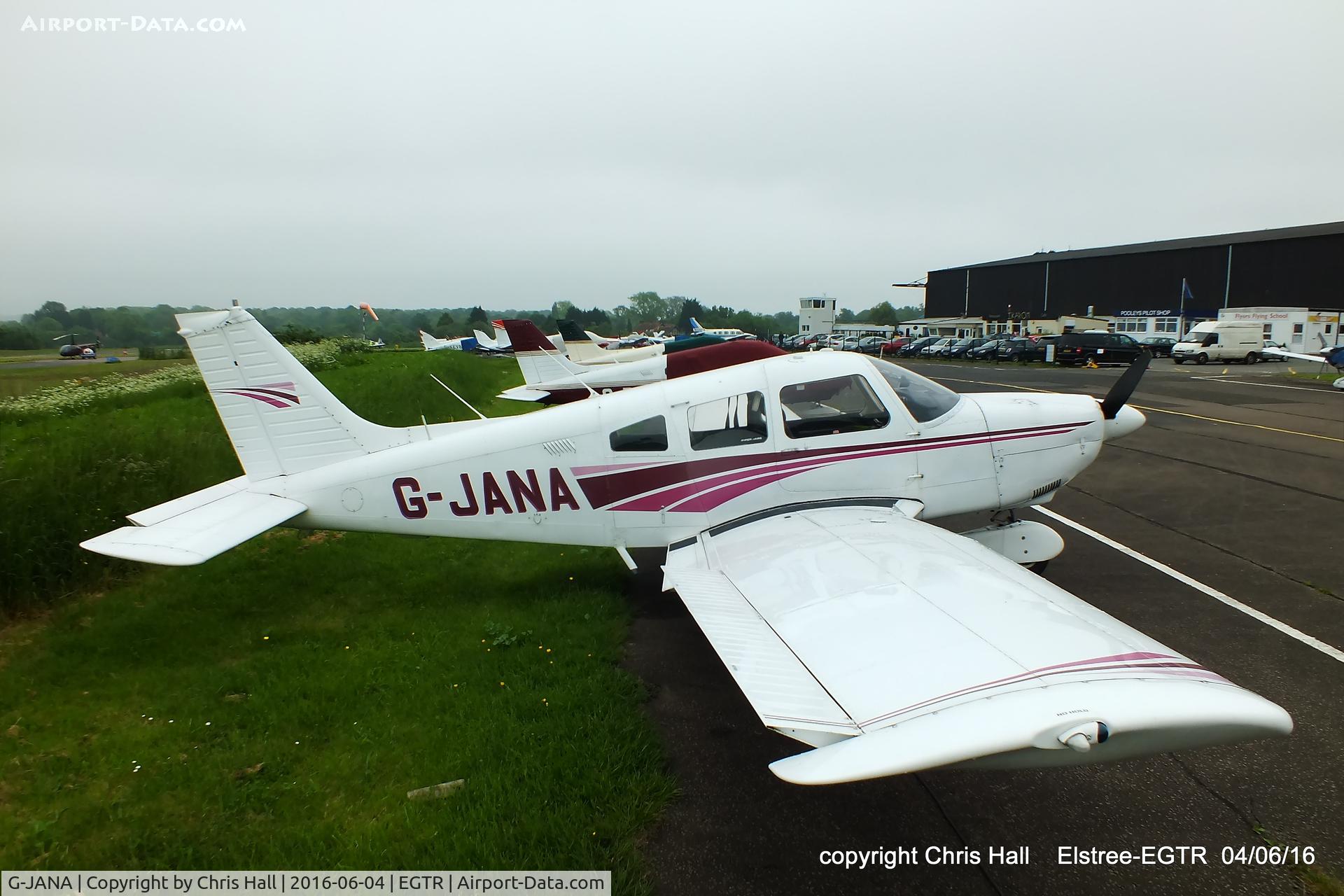 G-JANA, 1979 Piper PA-28-181 Cherokee Archer II C/N 28-7990483, at Elstree