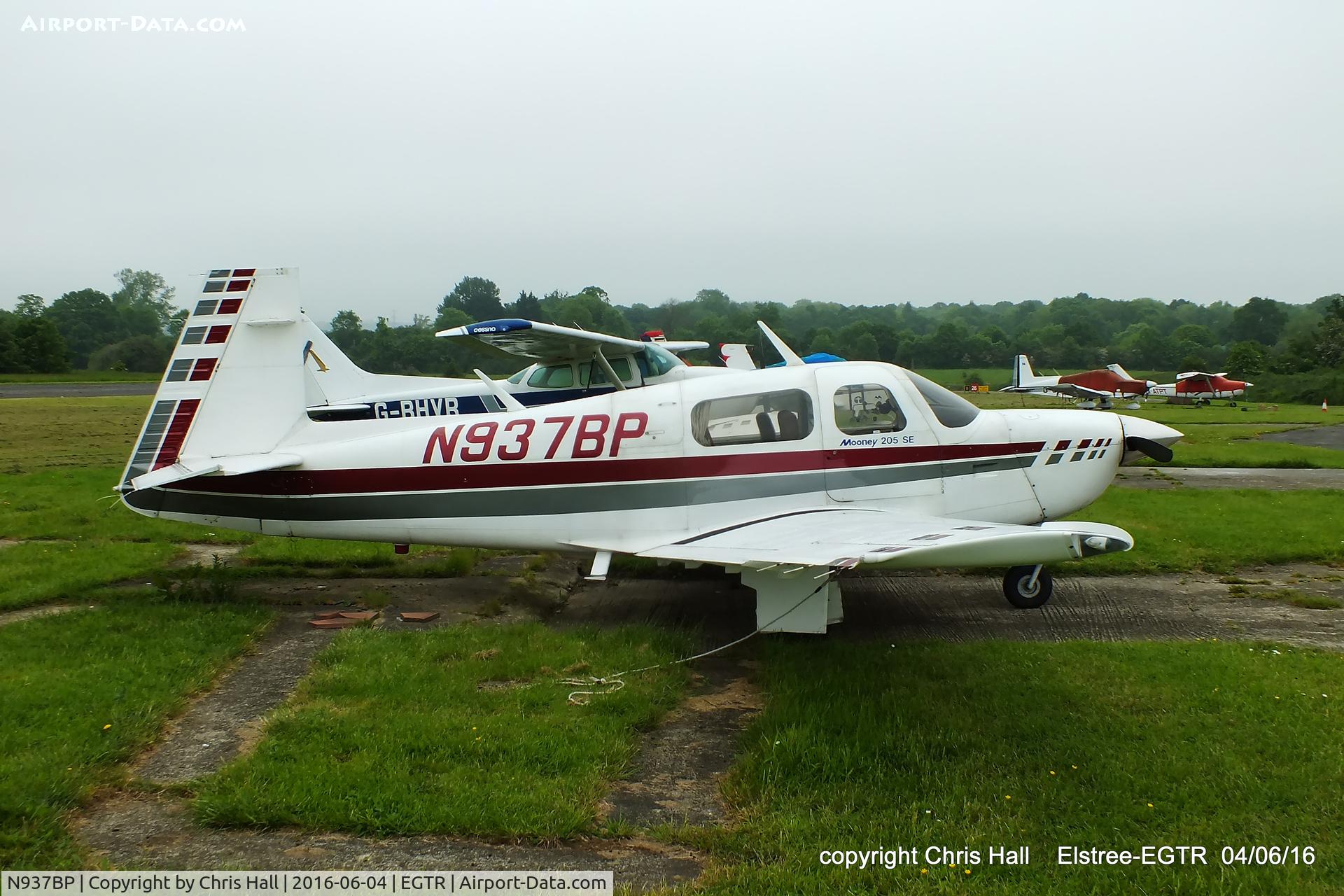 N937BP, 1987 Mooney M20J 201 C/N 24-3046, at Elstree