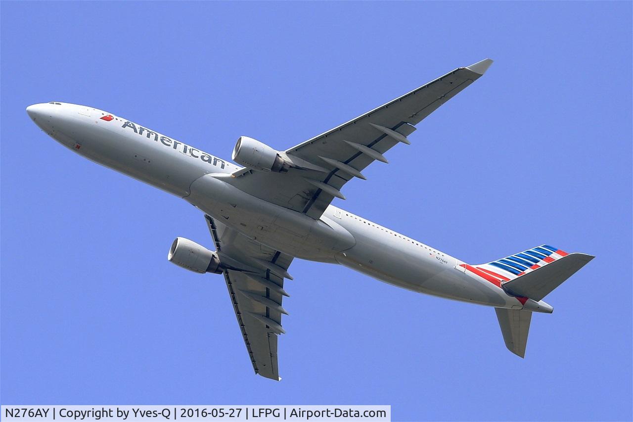 N276AY, 2000 Airbus A330-323 C/N 375, Airbus A330-323, Take off rwy 27L, Roissy Charles De Gaulle airport (LFPG-CDG)