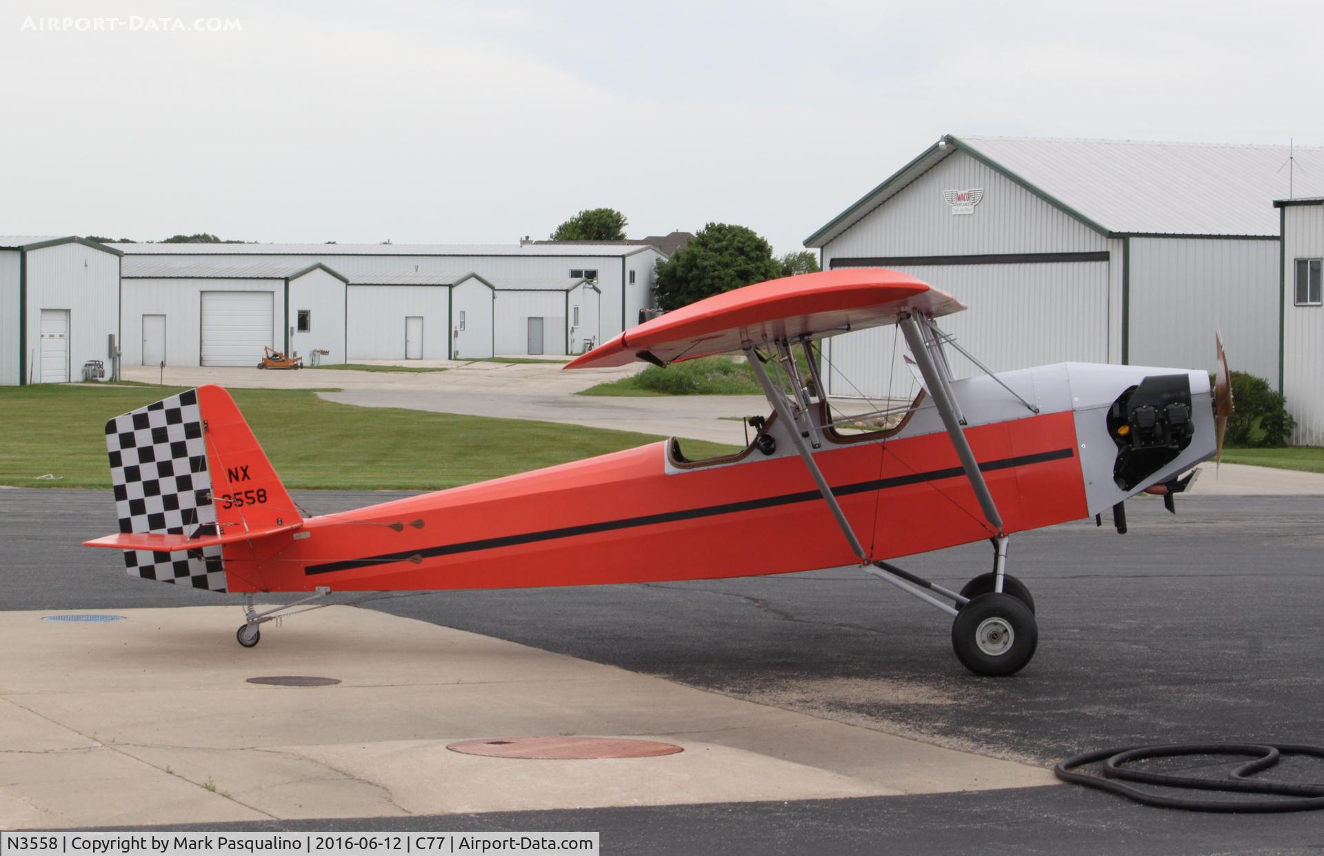 N3558, 2016 Pietenpol Air Camper C/N 001, Pietenpol Air Camper