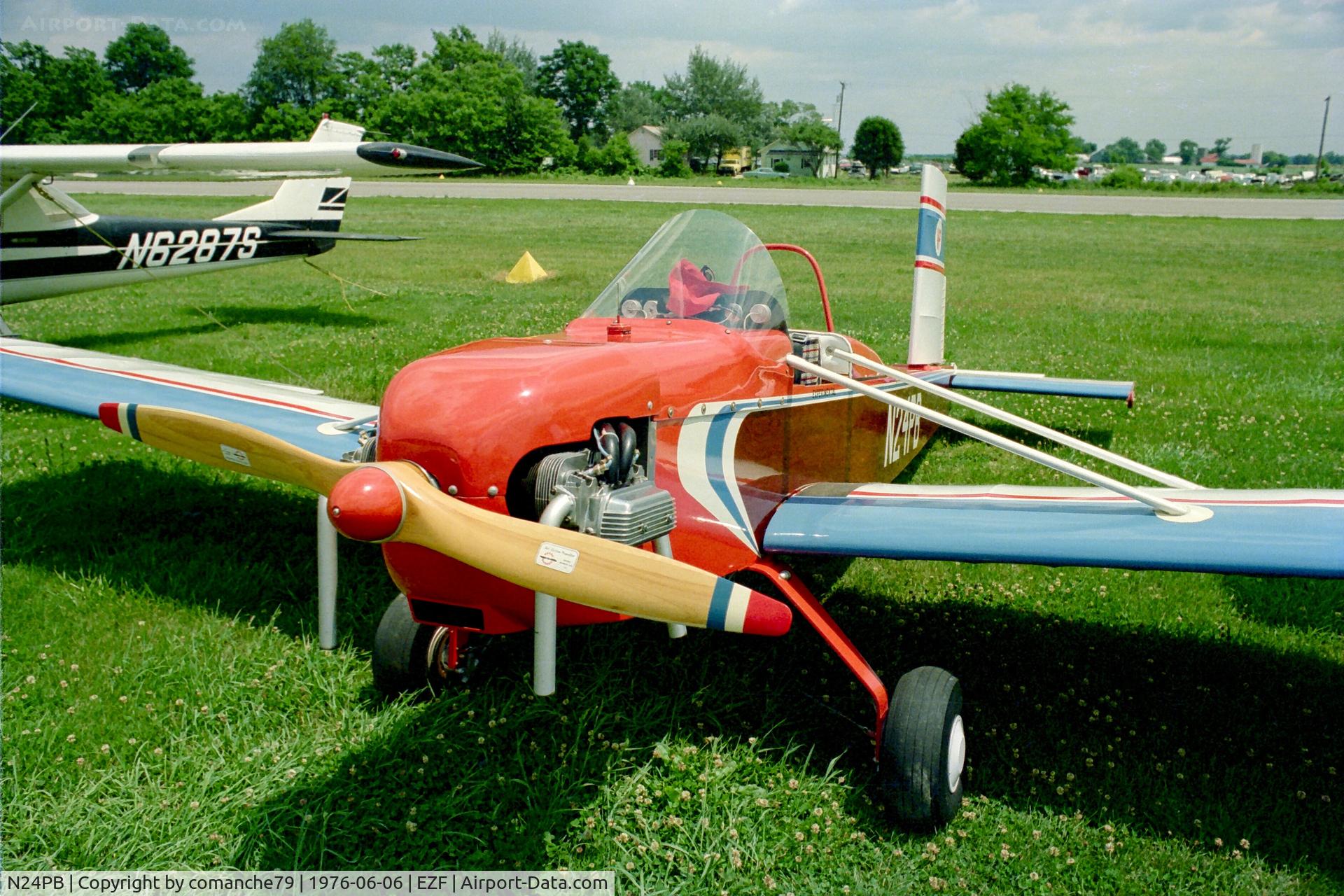 N24PB, 1975 Evans VP-1 Volksplane C/N V1522, Photographed while parked at Shannon Airport, Fredericksburg, Virginia