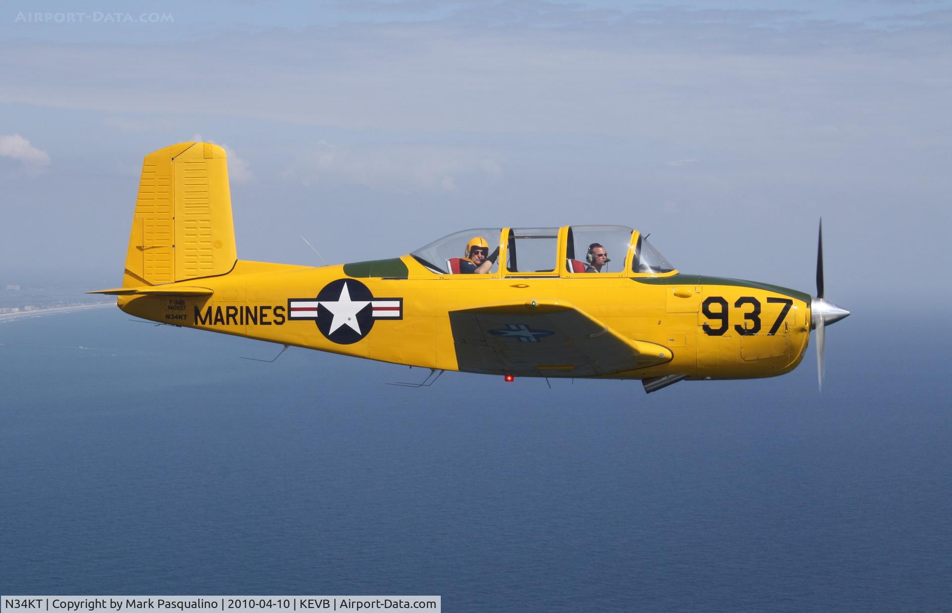 N34KT, 1956 Beech D-45 Mentor C/N BG-271, Beech T-34B