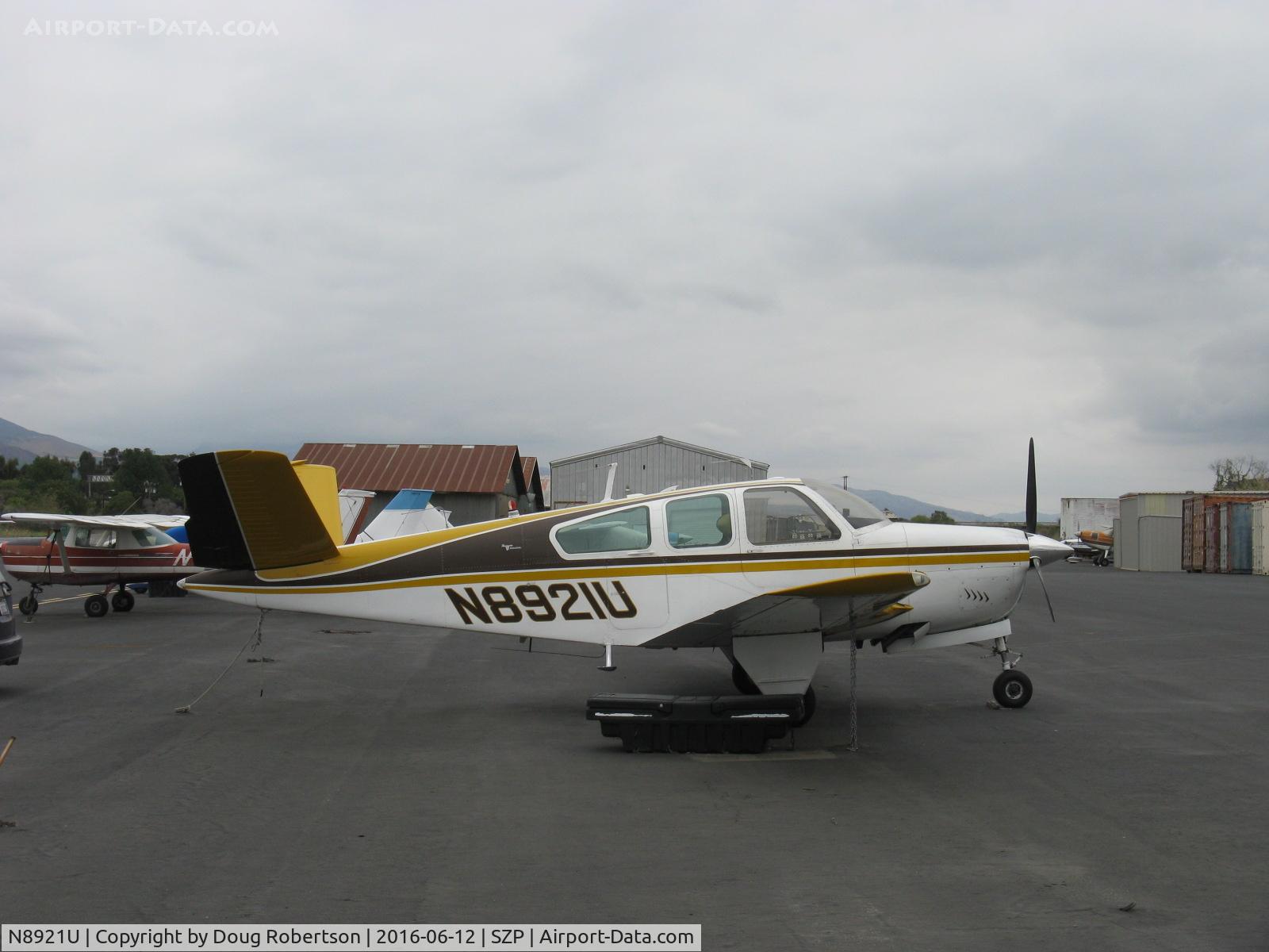 N8921U, 1965 Beech S35 Bonanza C/N D-7911, 1965 Beech S35 BONANZA, Continental IO-520-B 285 Hp