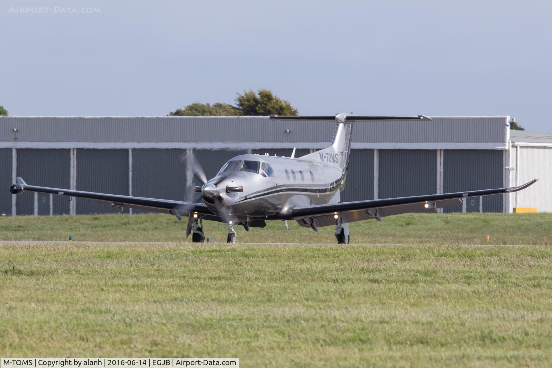 M-TOMS, 2011 Pilatus PC-12/47E C/N 1275, Taxying for departure