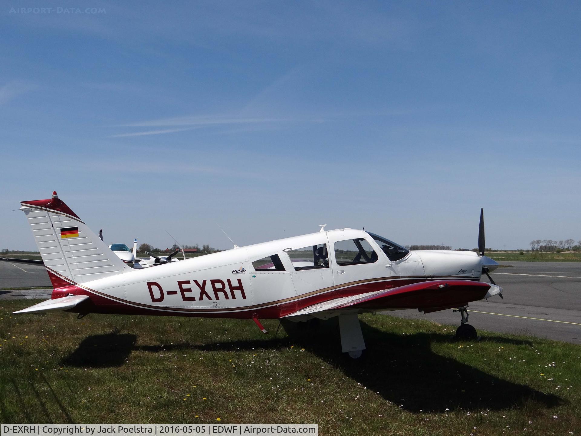 D-EXRH, 1967 Piper PA-28R-180 Cherokee Arrow C/N 28R-30225, D-EXRH at Leer Airport