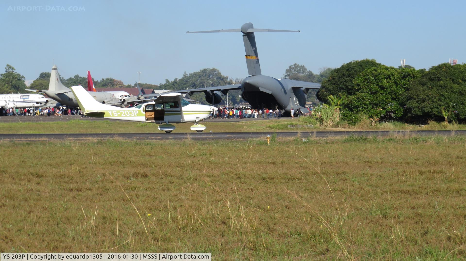 YS-203P, Cessna TU206G Turbo Stationair 6 Turbo Stationair C/N 000000, a cessna 206 used in ilopango airshow 2016