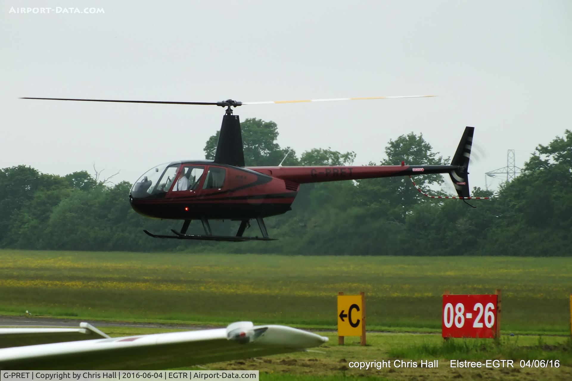 G-PRET, 1997 Robinson R44 Astro C/N 0381, at Elstree