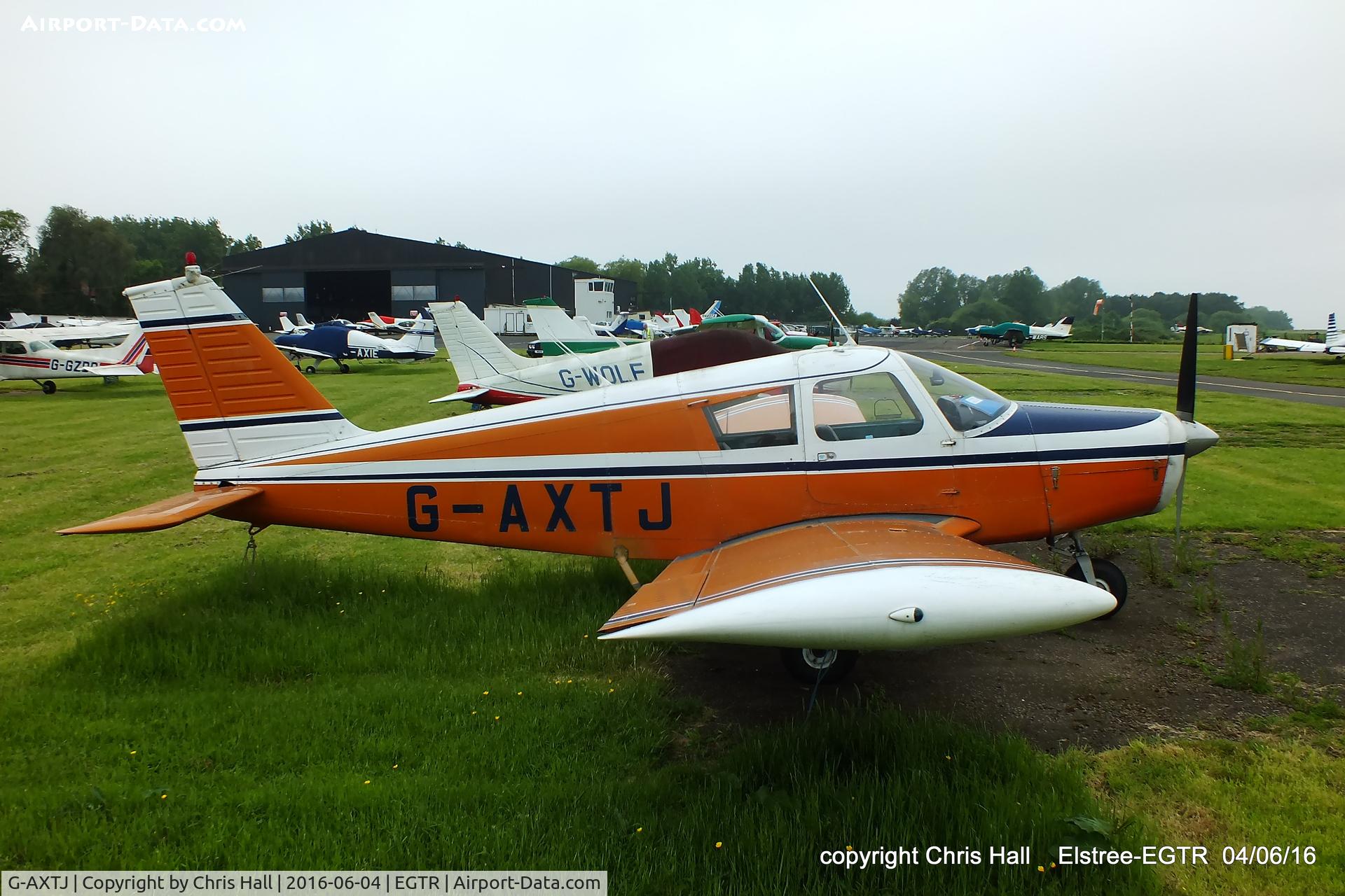 G-AXTJ, 1969 Piper PA-28-140 Cherokee B C/N 28-26241, at Elstree