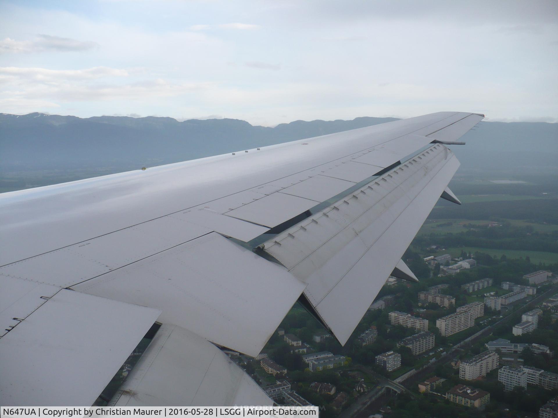 N647UA, 1992 Boeing 767-322 C/N 25284, United Boeing 767-322 Enroute to Geneva Switzerland