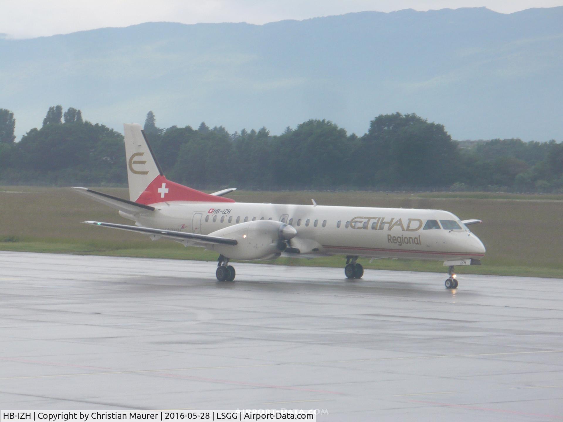 HB-IZH, 1994 Saab 2000 C/N 2000-011, Etihad Saab 2000