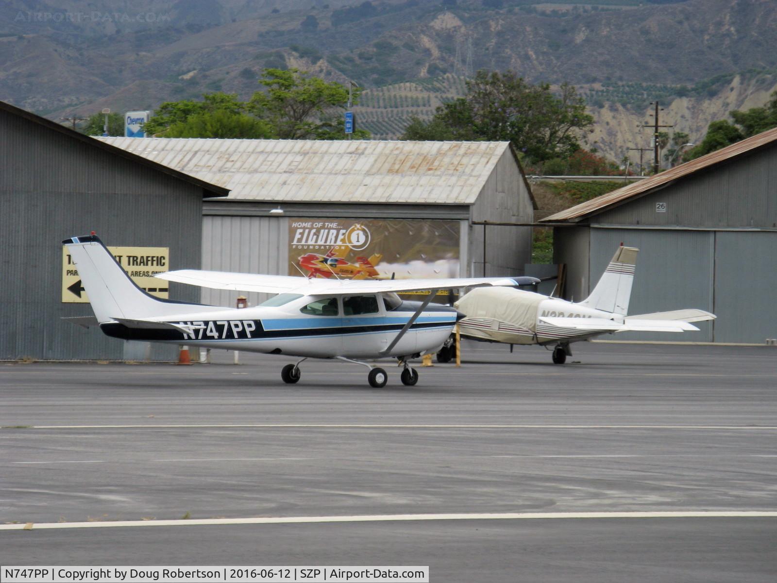 N747PP, 1980 Cessna 182R Skylane C/N R18201587, 1980 Cessna 182R SKYLANE RG, Lycoming IO-540-J3C5D 235 Hp, retractable landing gear, taxi to Rwy 22