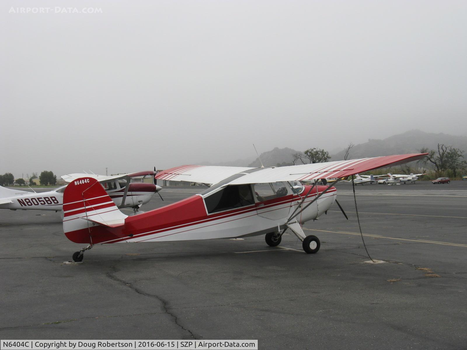 N6404C, Aeronca 7BCM C/N 7BCM-296, Aeronca 7BCM, Continental C85 85 Hp, same as wartime L-16.