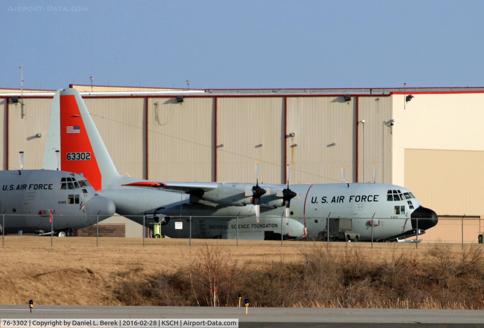 76-3302, 1976 Lockheed LC-130H Hercules C/N 382-4731, This special Hercules conducts Antarctic research on behalf of the National Science Foundation.