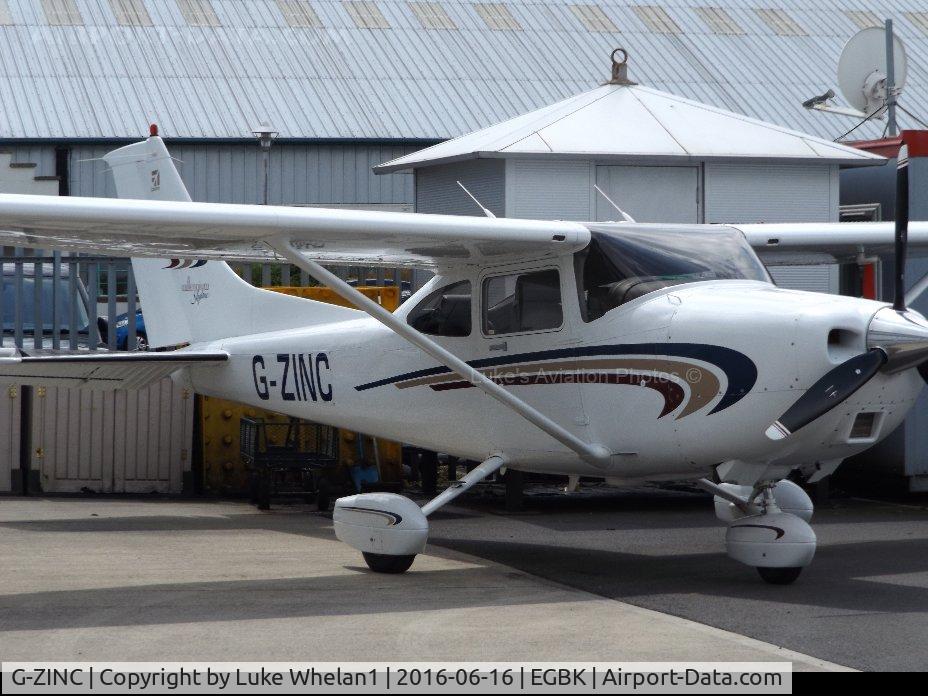 G-ZINC, 2000 Cessna 182S Skylane C/N 18280757, Parked up at Sywell Aerodrome.