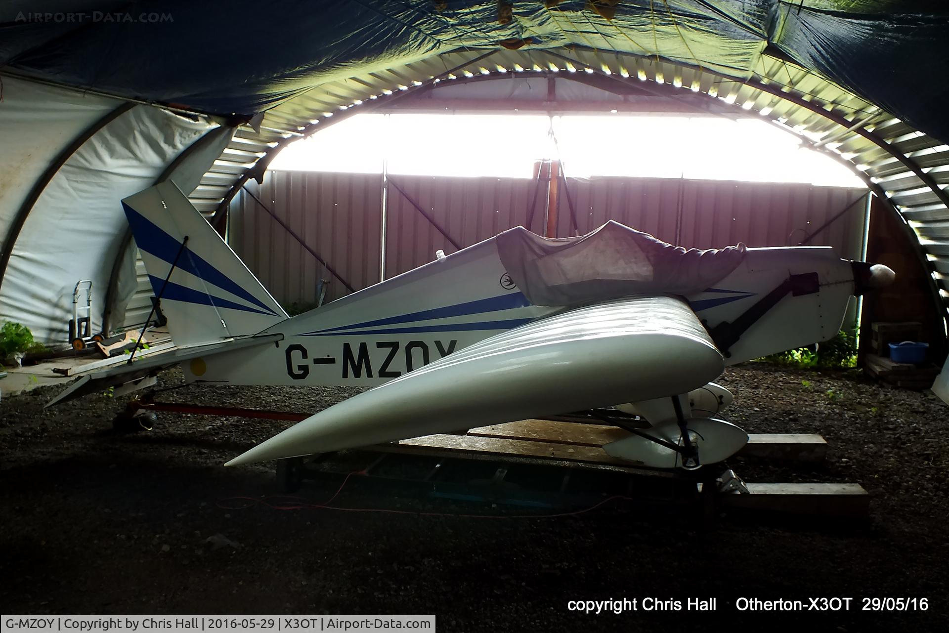 G-MZOY, 1993 Team Mini-Max 91 C/N PFA 186-12526, at Otherton