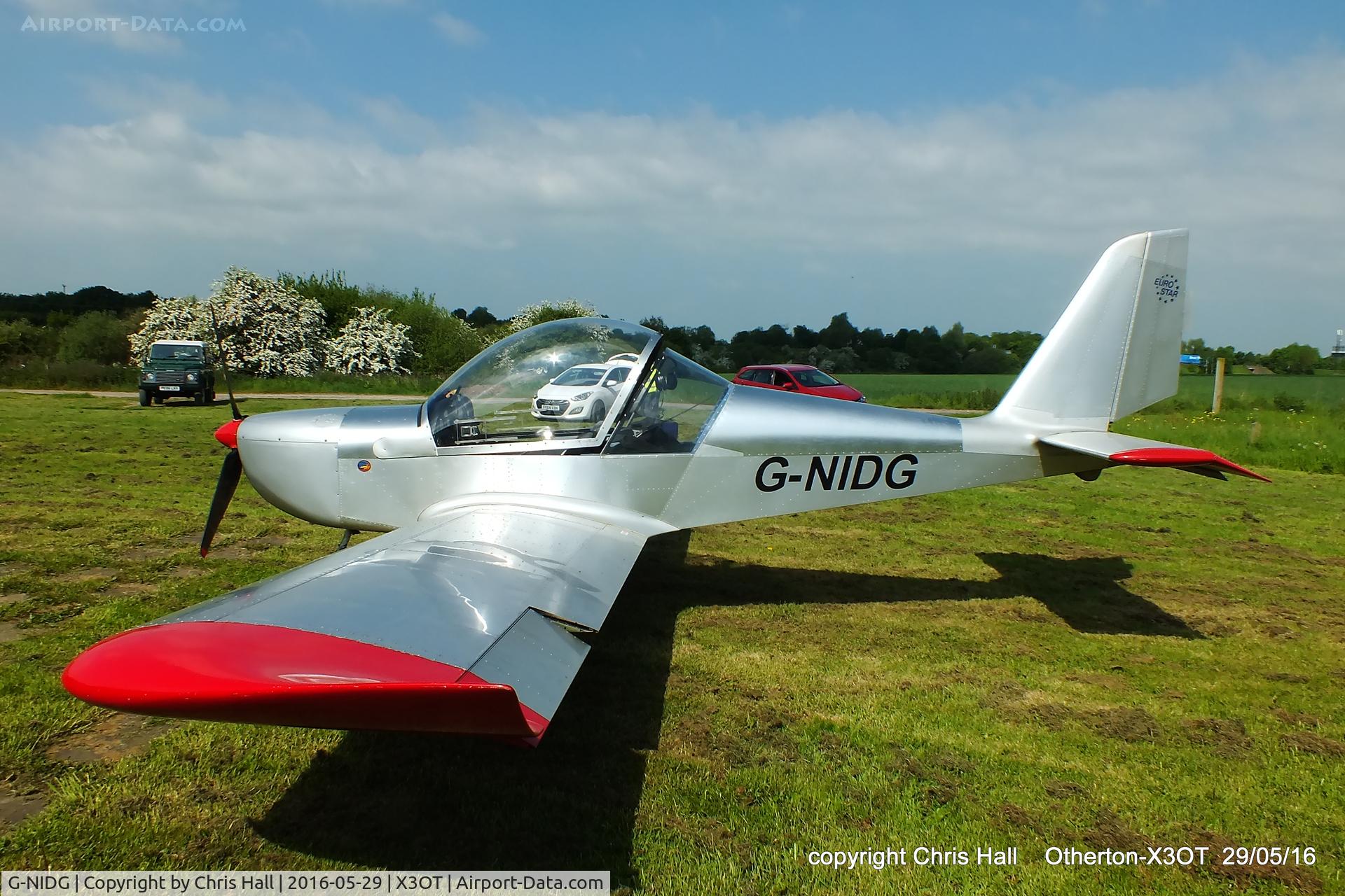 G-NIDG, 2000 Aerotechnik EV-97 Eurostar C/N PFA 315-13580, at Otherton