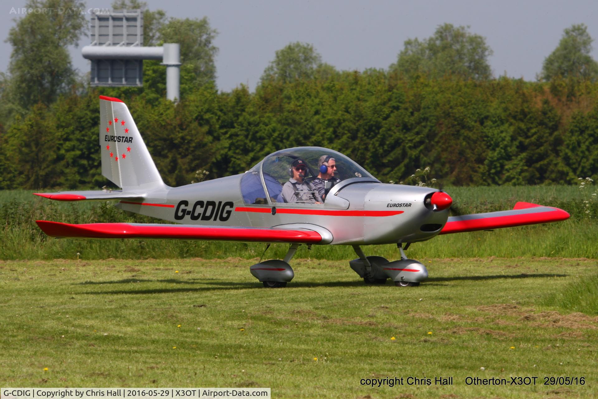 G-CDIG, 2005 Aerotechnik EV-97 Eurostar C/N PFA 315-14353, at Otherton