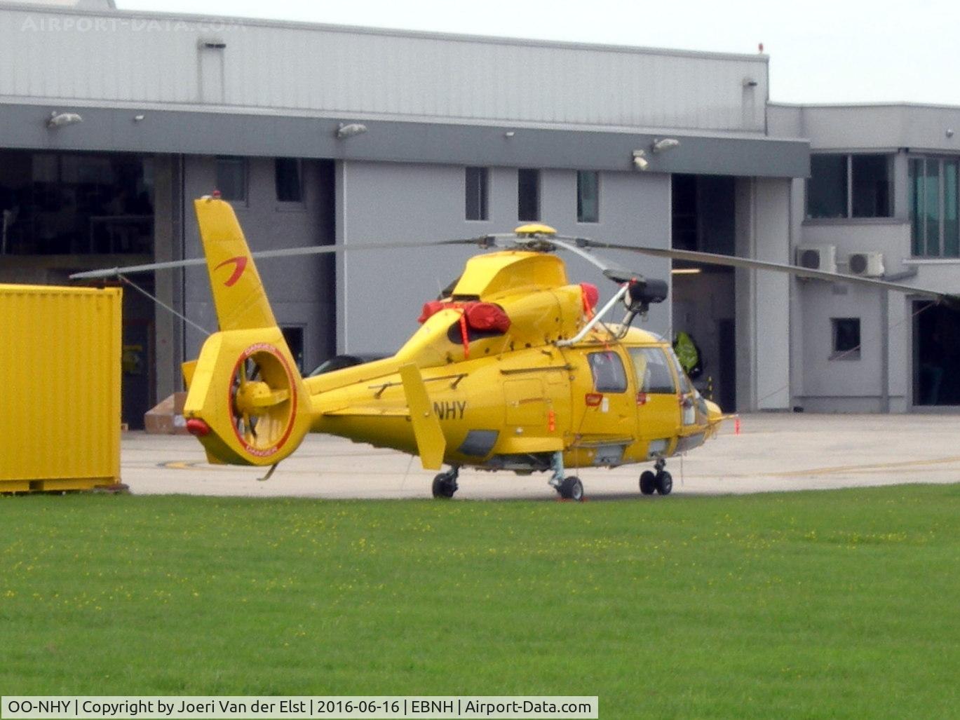 OO-NHY, 2007 Eurocopter AS-365N-3 Dauphin 2 C/N 6754, Noordzee Helicopters Vlaanderen heliport