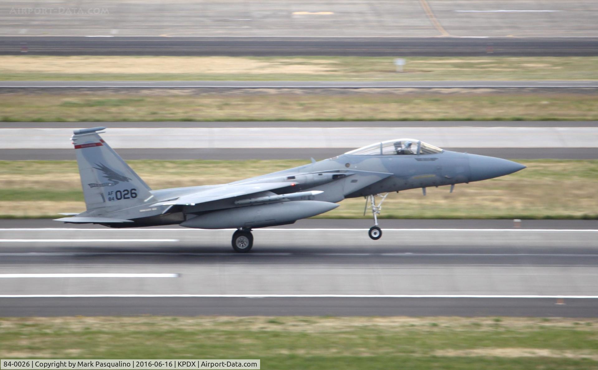 84-0026, 1984 McDonnell Douglas F-15C Eagle C/N 0937/C329, McDonnell DouglasF-15C