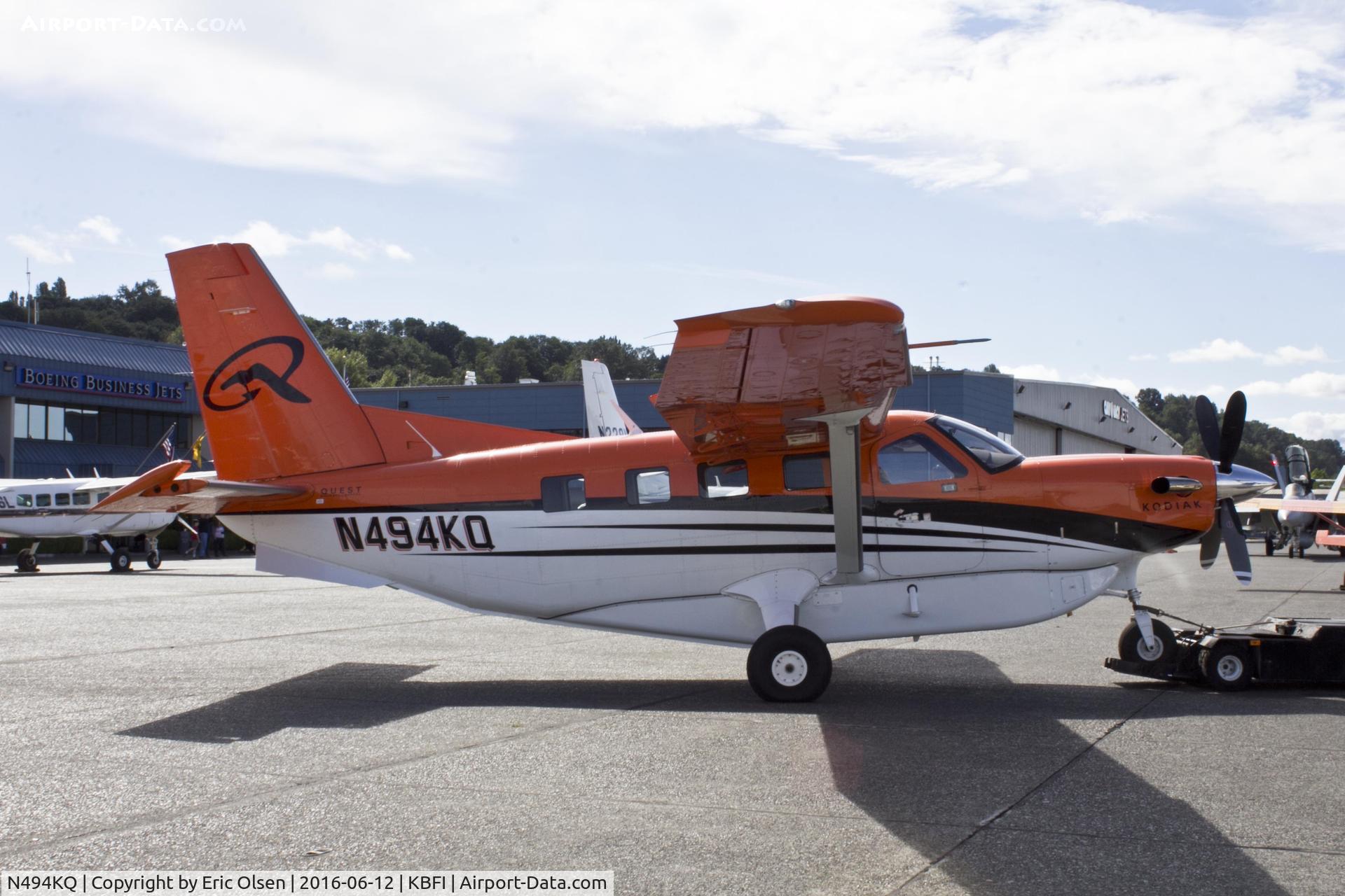 N494KQ, 2008 Quest Kodiak 100 C/N 100-0004, Quest Kodiak at Boeing Field.