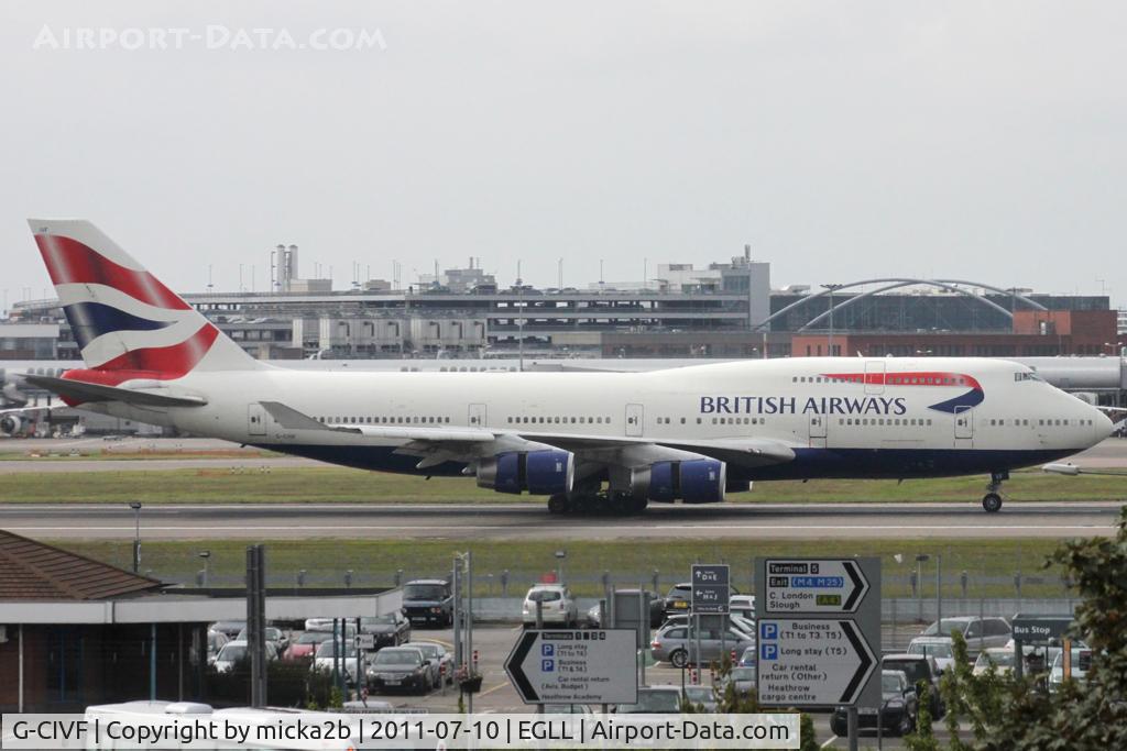 G-CIVF, 1995 Boeing 747-436 C/N 25434, Taxiing