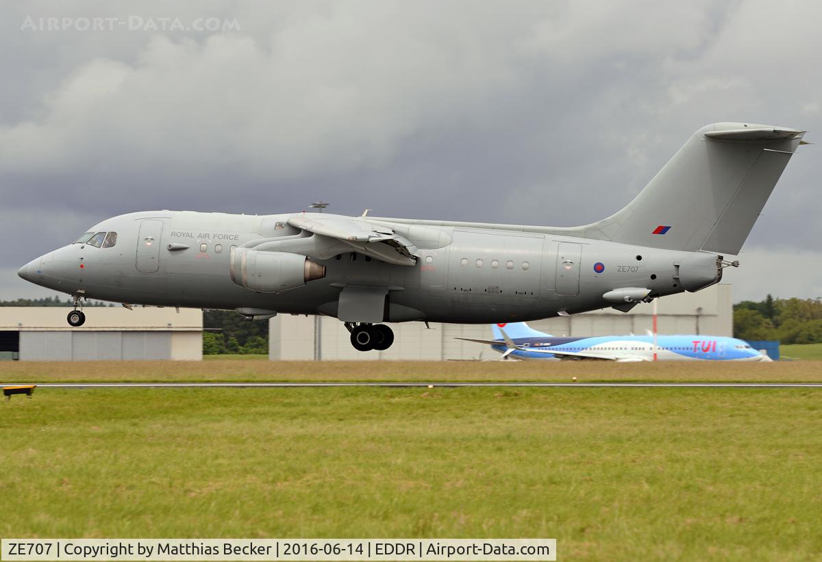ZE707, 1991 British Aerospace BAe.146-200QC Quick Change C/N E2188, ZE707