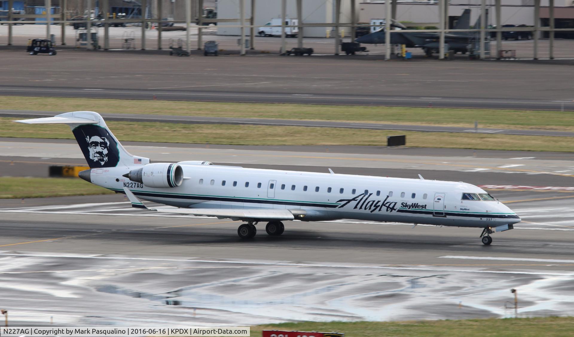 N227AG, 2001 Bombardier CRJ-700 (CL-600-2C10) Regional Jet C/N 10015, CL-600-2C10