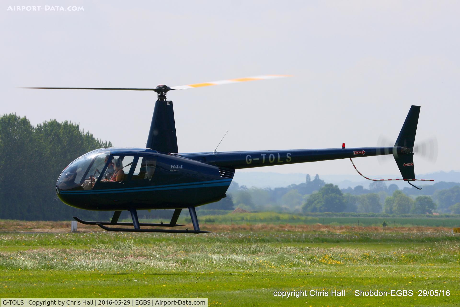 G-TOLS, 2002 Robinson R44  Raven II C/N 1194, at Shobdon