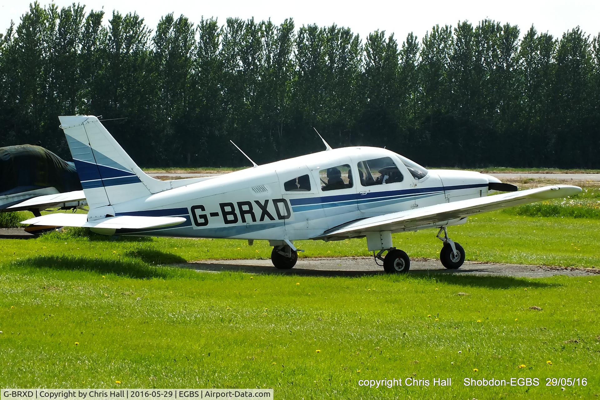 G-BRXD, 1982 Piper PA-28-181 Cherokee Archer II C/N 28-8290126, at Shobdon