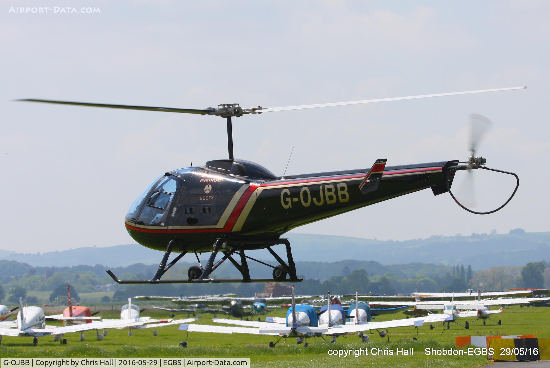 G-OJBB, 1999 Enstrom 280FX Shark C/N 2084, at Shobdon