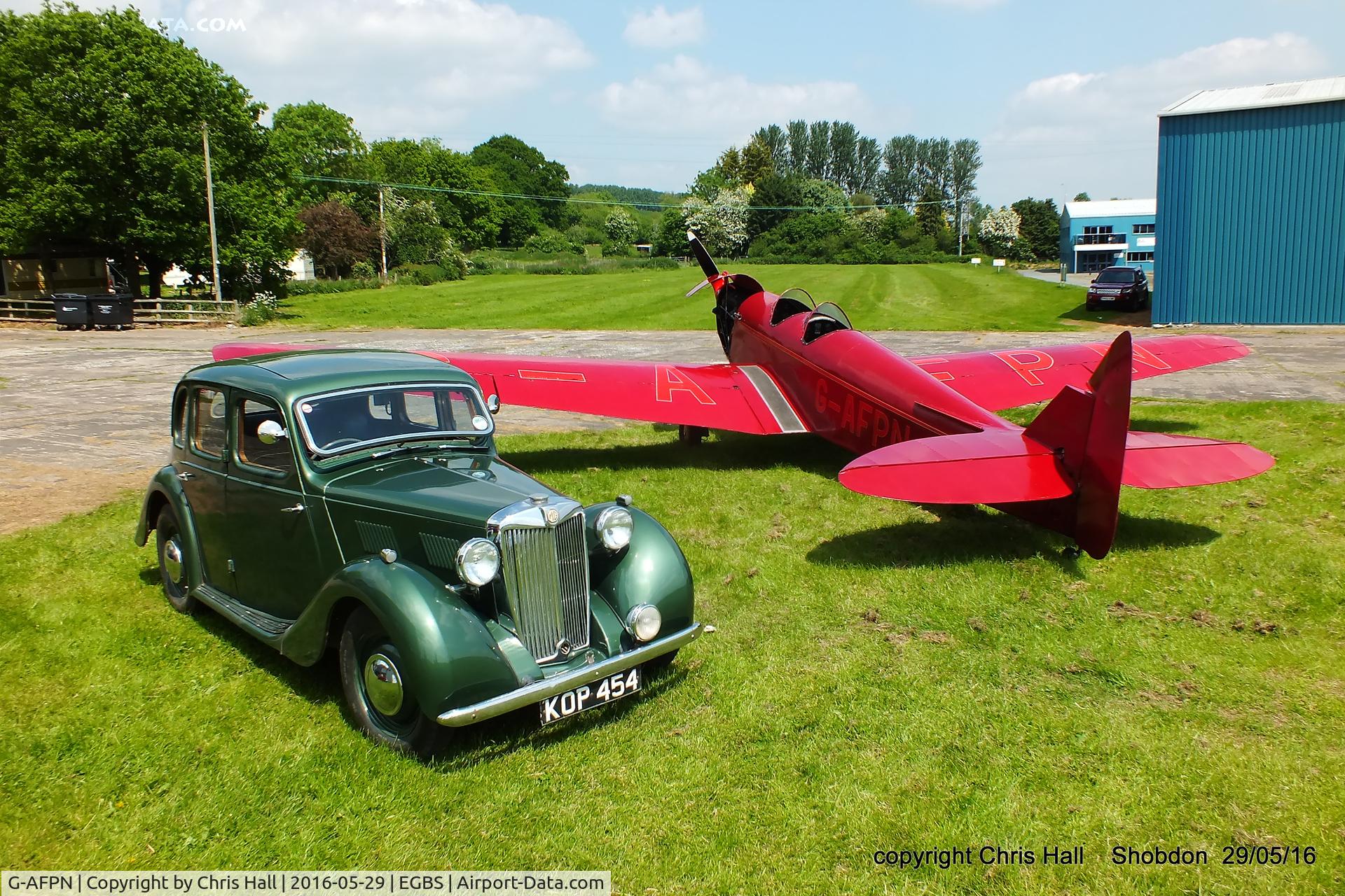 G-AFPN, 1939 De Havilland DH-94 Moth C/N 94016, at Shobdon