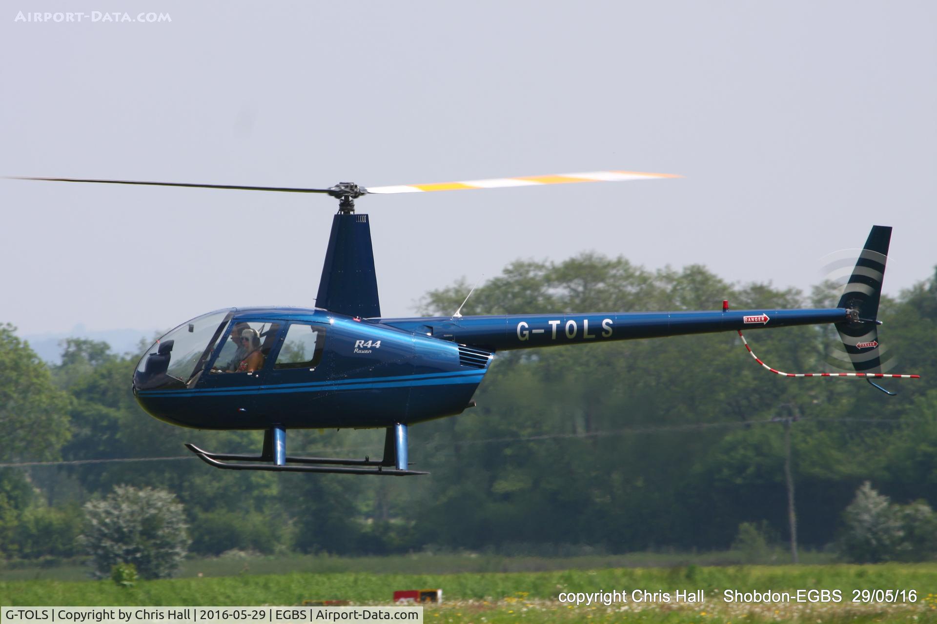 G-TOLS, 2002 Robinson R44  Raven II C/N 1194, at Shobdon