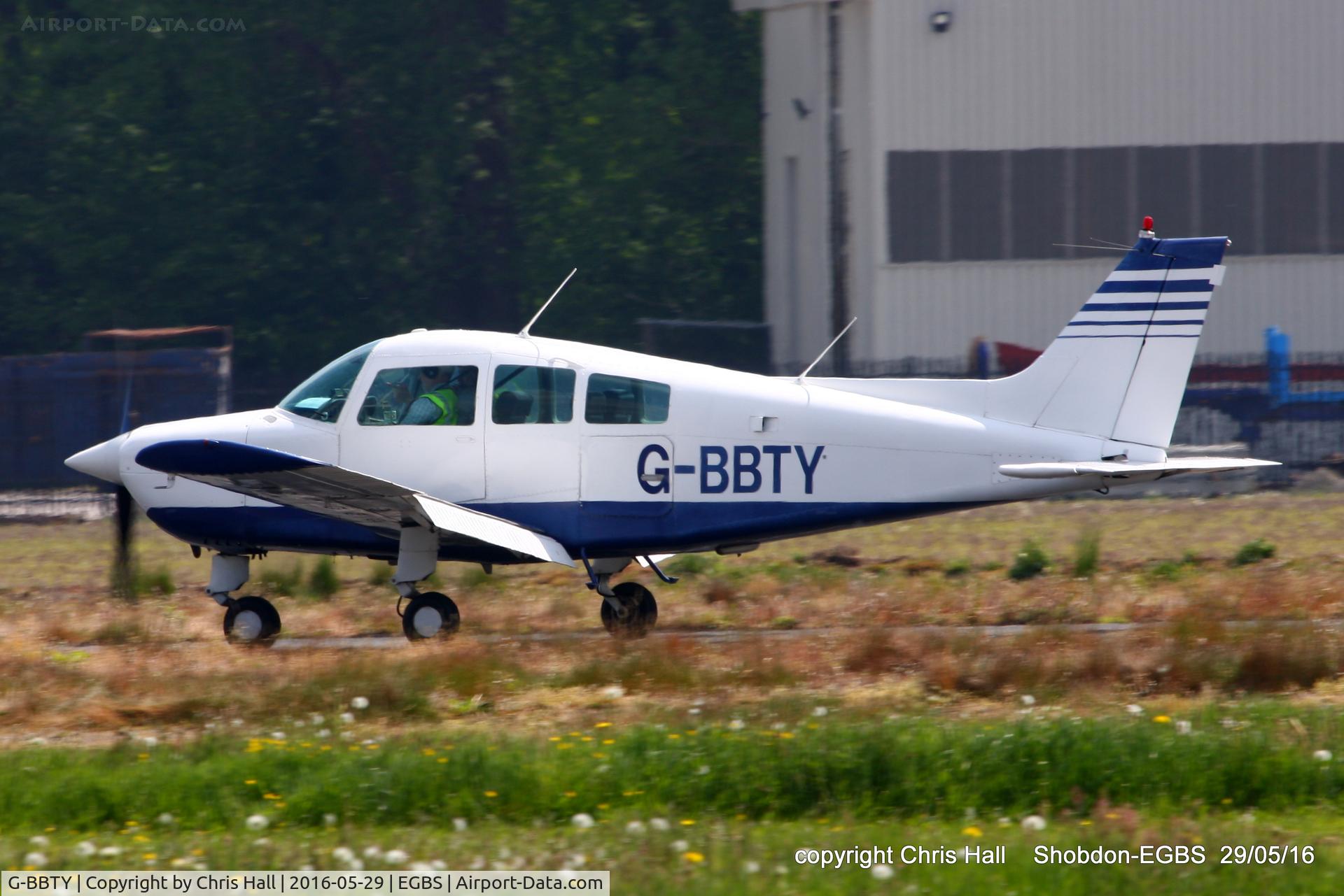 G-BBTY, 1974 Beech C23 Sundowner 180 Sundowner 180 C/N M-1525, at Shobdon
